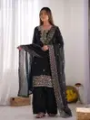 Nsr 893 Gmy Choo Silk With Embroidery Work Plazo Suits Wholesale Online